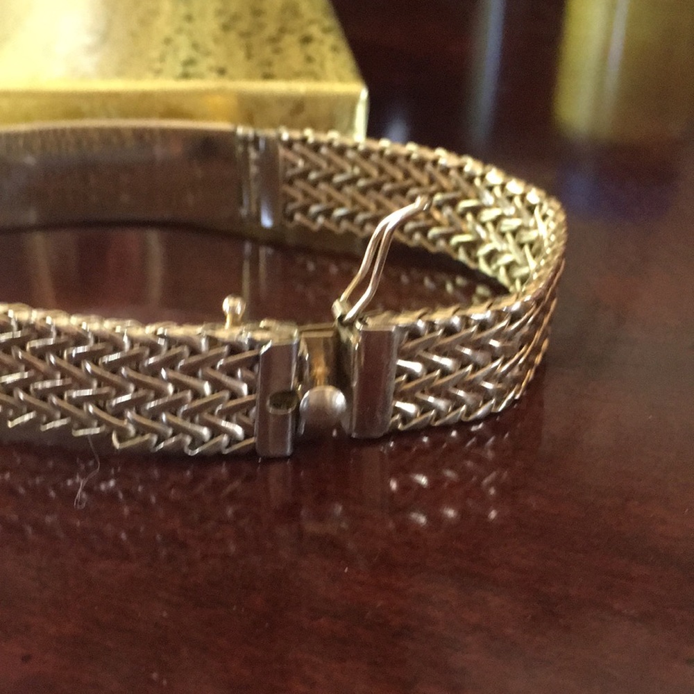 1960s vintage 12k Gold GF ID Name Tag Bracelet - Picture 3 of 5